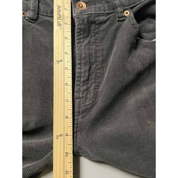 Taylor Stitch Pants Mens 32 Gray Corduroy Slim 5 Pocket Organic Cotton Jeans - Picture 10 of 11